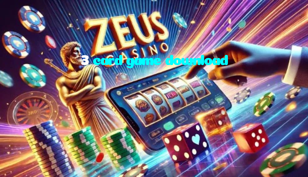 3 card game download casino presented on mobile device in Pakistan with slots and live games